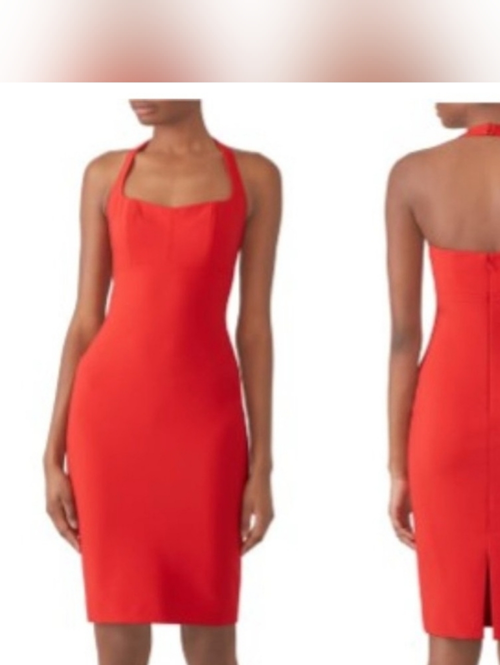 LIKELY Dixie Red Halter Sheath Dress - Picture 6 of 16